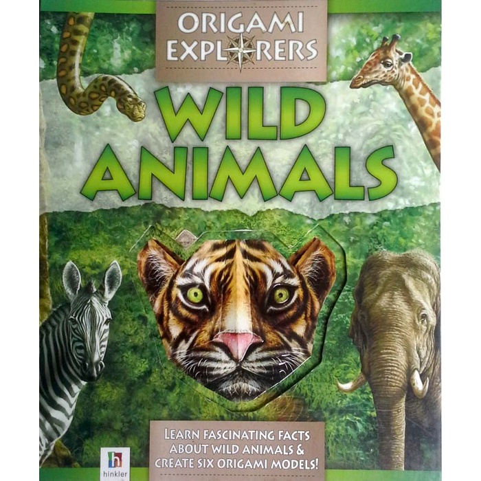 Origani Explorers Wild Animals หนังสือมือสอง  ปกแข็ง