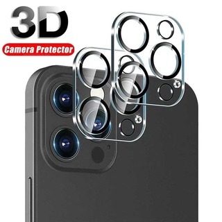 ฟิล์มกระจกนิรภัยกันรอยหน้าจอ เลนส์กล้อง 3D กันรอยขีดข่วน สีดํา สําหรับ iPhone14 14 Plus 14 Pro 14 Pro Max