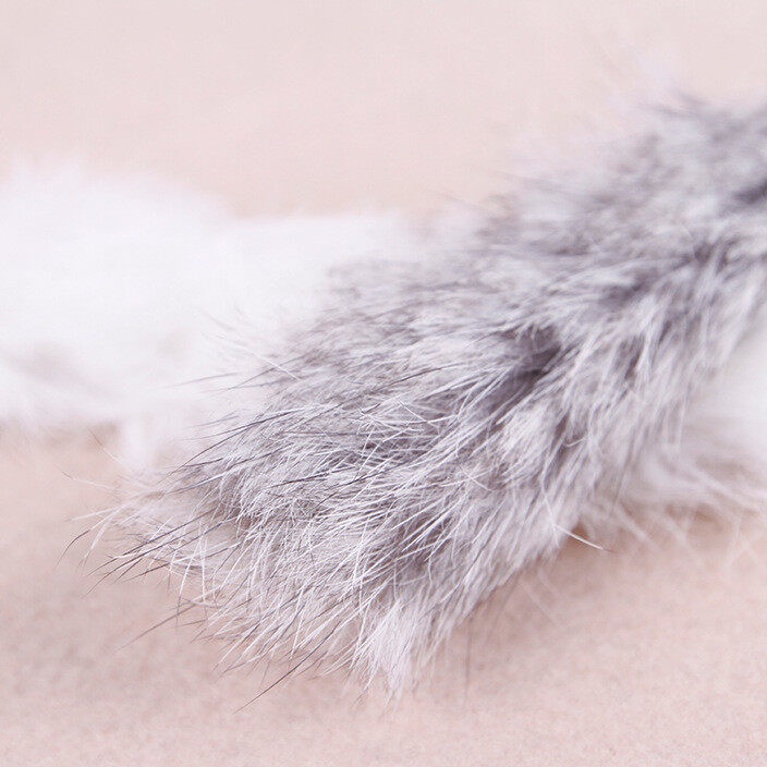 SARIYA ไม้ตกแมว ขนกระต่าย (TCF01) ของเล่นแมว ไม้ล่อแมว Cat Teaser Toy