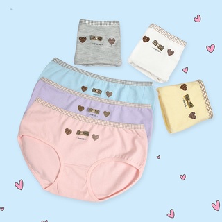 Pena under wear กางเกงชั้นใน สำหรับผู้หญิง ผ้าคอตตอนสีพื้น PSUN08905