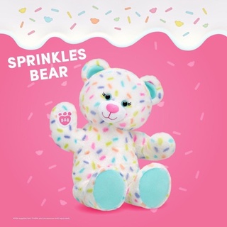 𝟭𝗦𝘁.(มือหนึ่ง) ตุ๊กตาบิ้วอะแบร์ Sprinkles Bear ลายConfetti สุดน่ารัก 🧁 ⭐️Build-A-Bear⭐️✈️🇺🇸สินค้านำเข้าจากอเมริกาแท้