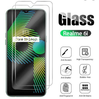 (ใส่โค้ด AUGIONG99 ลดเพิ่ม 70.-)ฟิล์มกระจก เรียวมี6ไอ ขนาดหน้าจอ 6.5นิ้ว Tempered glass for  Realme6i (6.5")