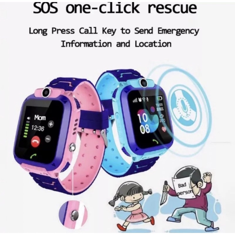 นาฬิกาเด็ก smartwatch kidz Q12 ไอโม่จีน มือสอง มีกล้อง ติดตาม GPS โทรได้