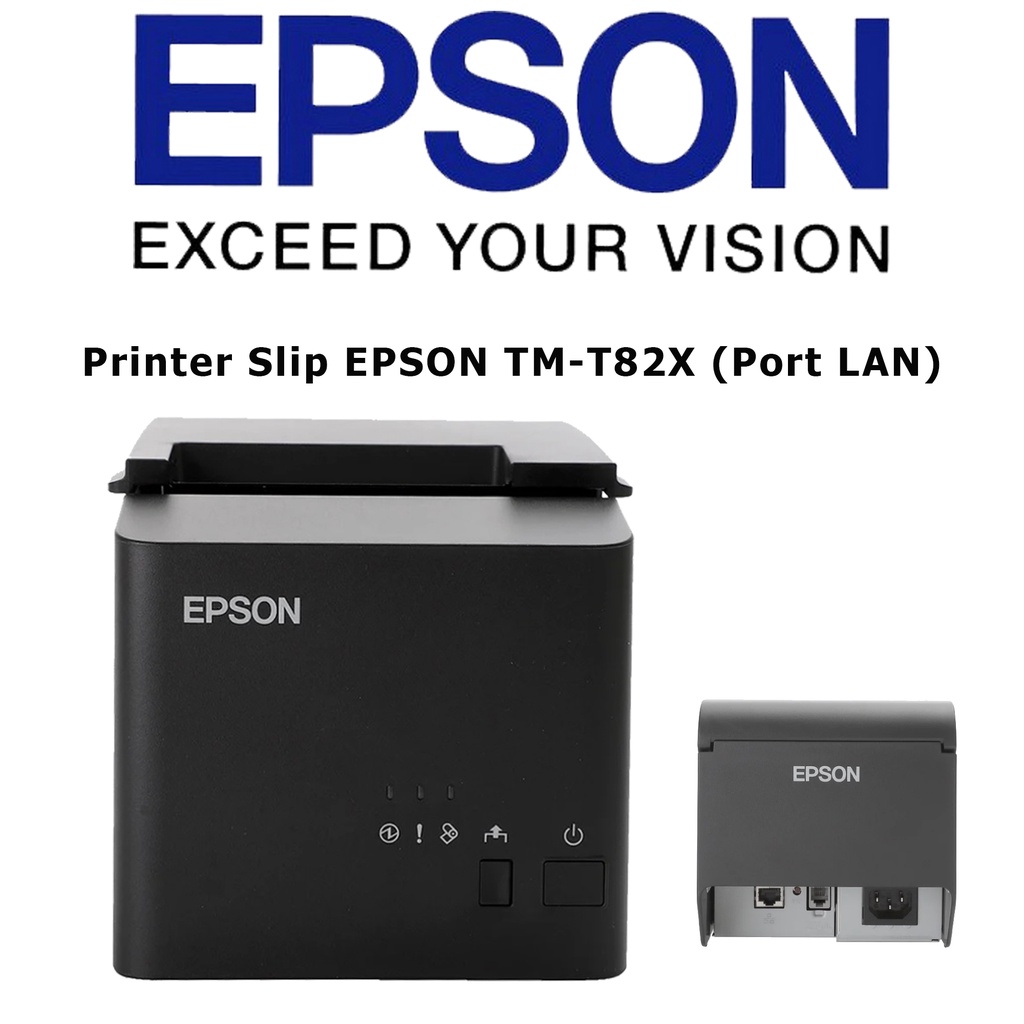 เครื่องปริ้นสลิป Printer Slip EPSON TM-T82X (Port LAN)