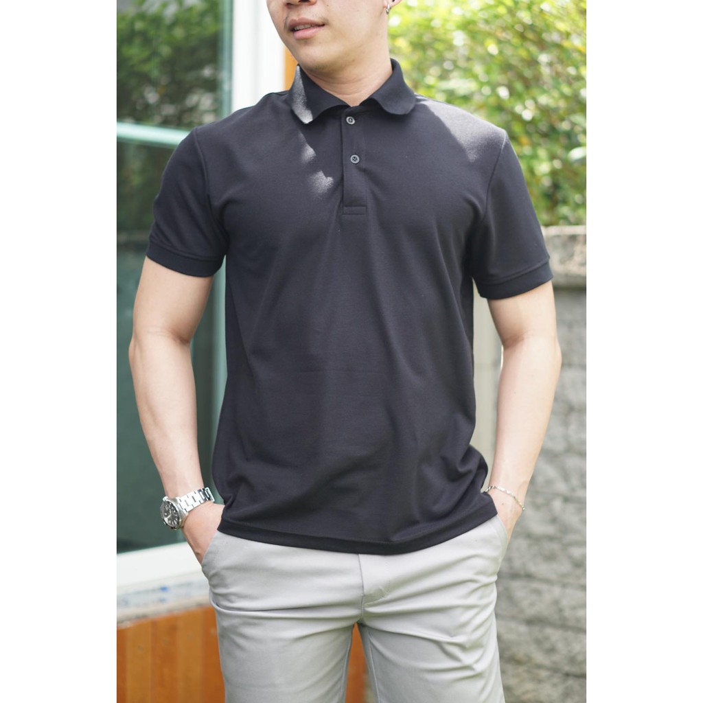 เสื้อโปโลแขนสั้นคอสีล้วนผลิตจากผ้า TK Micor ผ้าเกรดพรีเมี่ยนไม่ขึ้นขุยสีไม่ตก