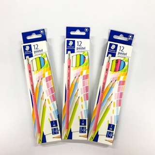 ดินสอไม้ HB Pastel Staedtler (พาสเทล)(12 แท่ง/กล่อง)