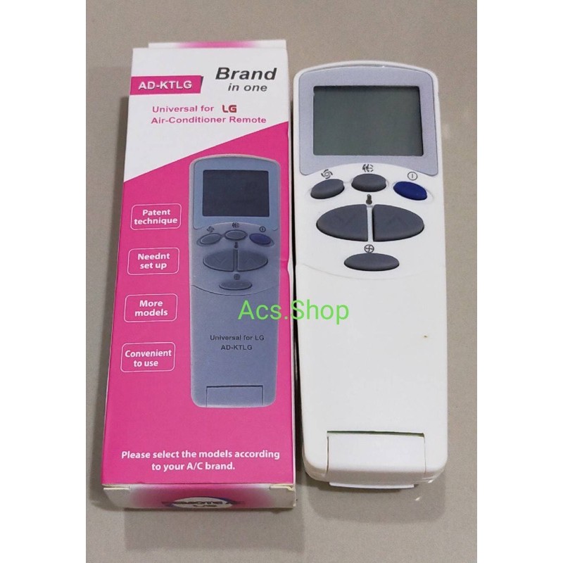 รีโมทแอร์ รวมรุ่น แอลจี LG รุ่น AD-KTLG