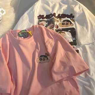 SHINee11เสื้อยืดสกรีนลายวินเทจ oversize T-Shirt เสื้อโอเวอร์ไซส์แขนสั้นสีขาว เสื้อผ้าวัยรุ่นแฟชั่นเกาหลี คอกลม สตรีท น่ารัก XXL