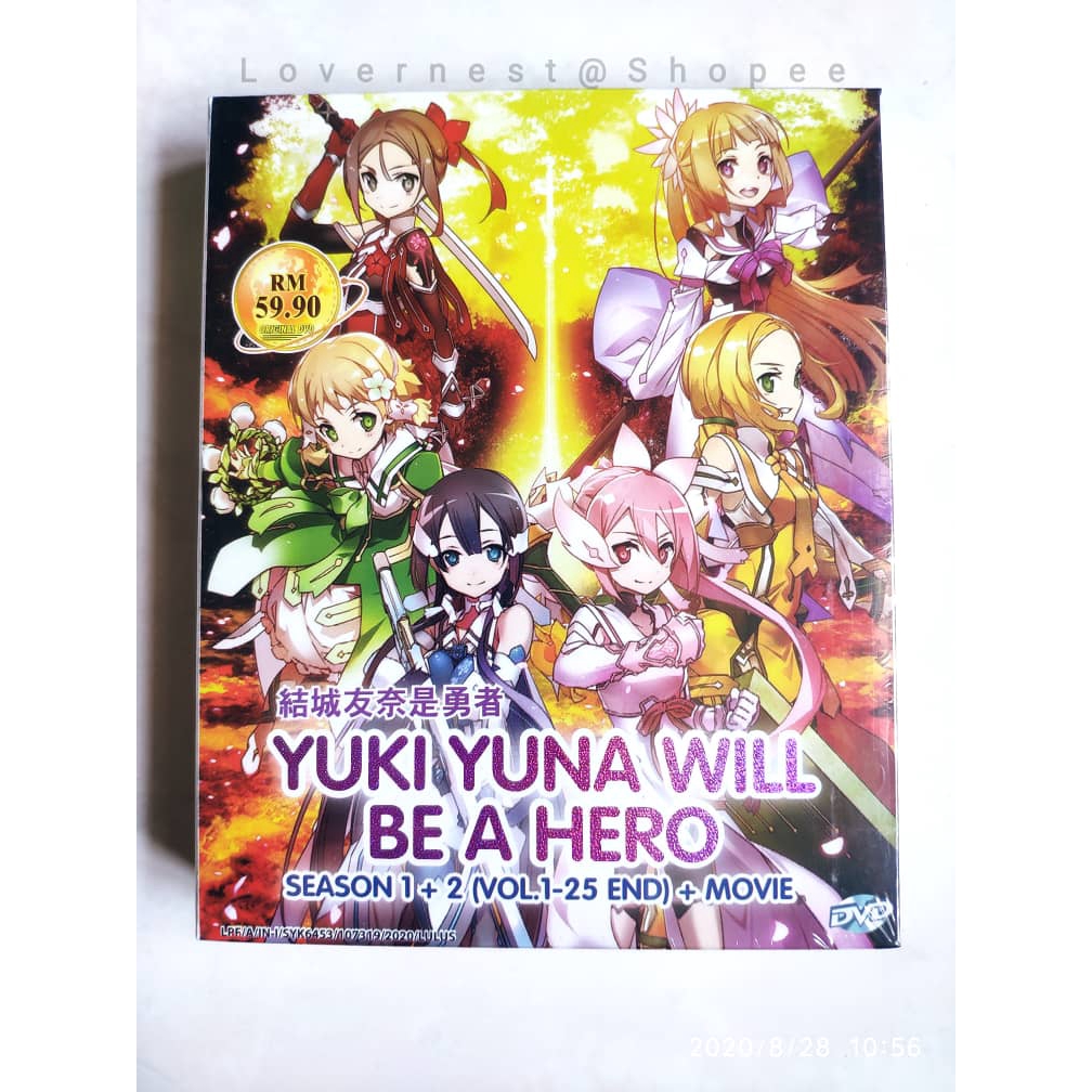 ดีวีดีอนิเมะ Yuki Yuna Will Be A Hero Youi A A A Hero ichi thailand ซีซั่น 1 + 2 Vol. 1-25 จบ+หนัง