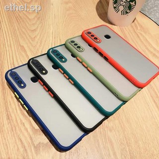 ☒♣┅OPPO A15 F11pro F9 A1K A10S A20 A30 A50 A50S A30S A31 Y95 Y93 Y91i Y11 Y12 Y15 Y17 เคสหลังด้านกล้องขอบสี มี5สี รุ่น A