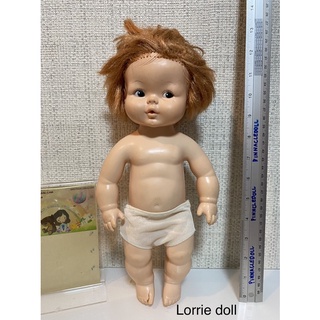 ตุ๊กตาวินเทจ Lorrie doll หน้าตาจิ้มลิ้มมากค่ะ ตำหนิเท้าแตกค่ะ เป็นไวนิล ของแท้