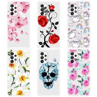 เคสโทรศัพท์ซิลิโคน TPU แบบนิ่ม ลายการ์ตูน สําหรับ Samsung Galaxy A53 5G A53 5G