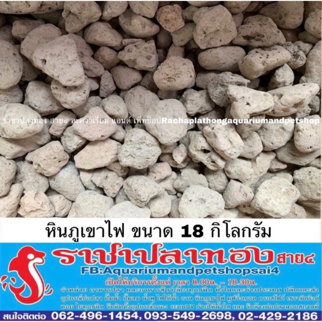 หินภูเขาไฟ ขนาด 18 กิโลกรัม