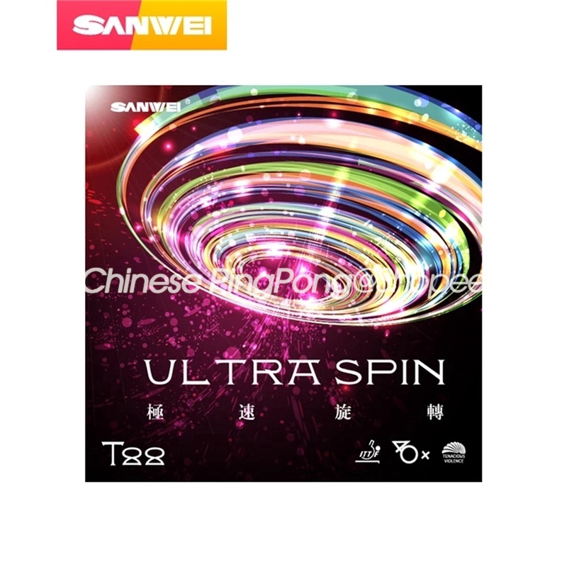 Sanwei ULTRA SPIN ยางปิงปอง SANWEI T88 ยาง / ฟองน้ําปิงปอง
