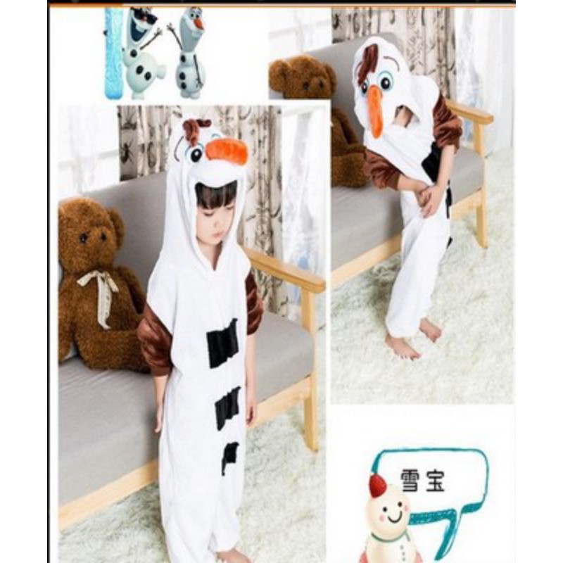 ชุดมาสคอตเด็ก ชุดแฟนซีเด็ก ชุดโอลาฟ ชุดกระรอกเด็ก ชุดหมาป่าเด็ก ชุดแมวจี้้เด็ก ชุดกวางเด็ก - รูปที่ 2