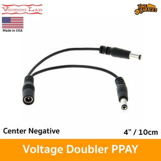 Voodoo Lab Voltage Doubler Adapter PPAY Center Negative สายเพิ่ม โวลต์ เอฟเฟคกีต้าร์ Made in USA