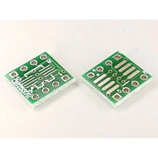 SOP8 TO DIP8 PCB Adaptor แผ่นปริ้นแปลงขา IC จาก ชิพ SMD 8 ขา เป็น DIP 8 ขา