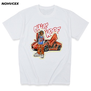 Chief Keef เสื้อยืดลําลอง สไตล์เกาหลี ฮิปฮอป คุณภาพสูงS-5XL