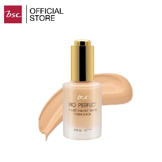 BSC BIO VELVET RADIANT SERUM FOUNDATION รองพื้นสูตรเซรั่ม ผิวหน้าเนียน กระจ่างใส เรียบเนียนไร้ที่ติ