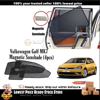 ม่านบังแดดแม่เหล็ก Volkswagen Golf MK7 (4 ชิ้น)