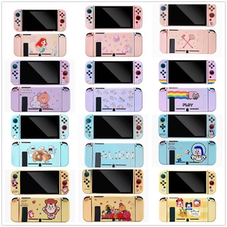 Spot 50+ Nintendo Switch เคสซิลิโคนป้องกันสําหรับ Case Switch NS Host Protective Shell Colorful Covers Split Protective Anti-Scratches Wear-Resistant Anti-drop