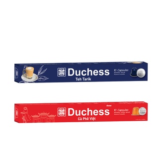 Duchess Coffee Capsule AsianDelight 1 กล่อง 10 แคปซูล มี 2 รสชาติ สามารถเลือกรสชาติกาแฟได้-ใช้ได้กับเครื่องระบบ Nespresso* เท่านั้น