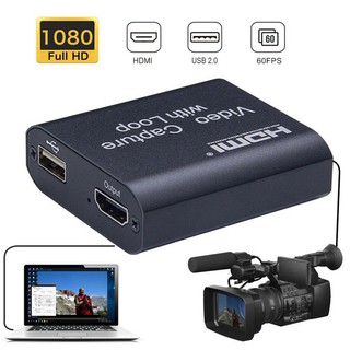 Hdmi Usb 2 . 0 1080 P Game Live Capture Hdtv การ์ดบันทึกวิดีโอสําหรับใช้ในการเล่นเกม