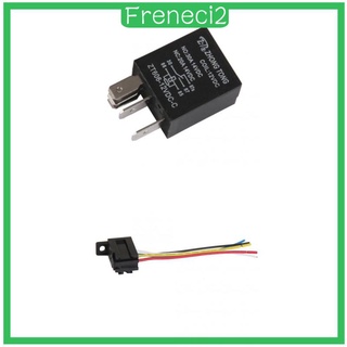 [Freneci2] รีเลย์ Dc 12V 20A 30A Amp Spdt และซ็อกเก็ต 5 Pin 5 สาย สําหรับรถยนต์ รถบรรทุก