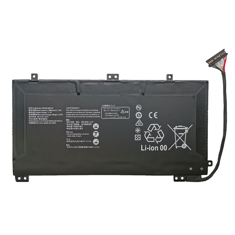 vhbw batteria sostituisce Huawei HB4593R1ECW per notebook (7410mAh, 7,6V, Li -Poly