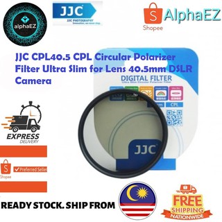 Jjc CPL40.5 CPL ฟิลเตอร์โพลาไรเซอร์ ทรงกลม บางพิเศษ สําหรับเลนส์กล้อง DSLR 40.5 มม.