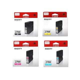 CANON PGI-2700 BK C M Y สินค้าเครียรสต็อกราคาถูก