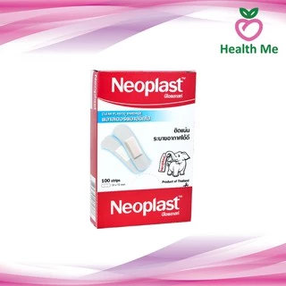 NEOPLAST นีโอพลาสท์ พลาสเตอร์พลาสติกใส 100 แผ่น/กล่อง เเพ็คเกจใหม่