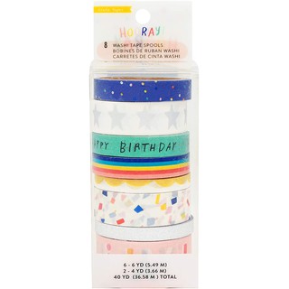 Masking Tape/Washi Tape เทปกระดาษกาว เทปพิมพ์ลาย 📑 Create Paper Hooray สำหรับตกแต่ง Planner Diary Scrapbook นำเข้า USA