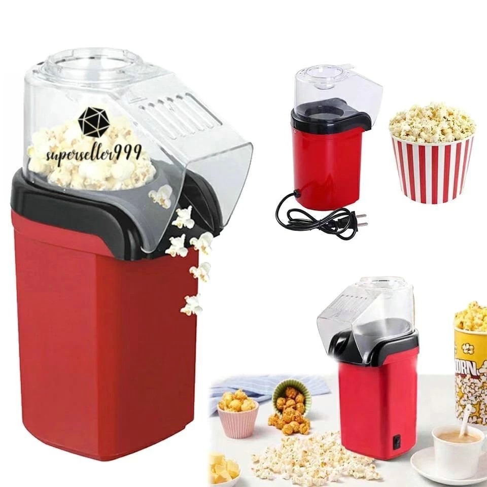เครื่องทำป็อบคอร์น ป๊อบคอร์น เครื่องทำข้าวโพดคั่วขนาดเล็ก น้ำหนักเบา สีแดง สีขาว เครื่องทำป็อบคอร์น -สินค้ามีพร้อมส่ง- thumbnail 3