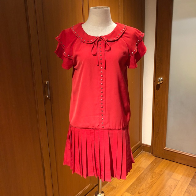 Lyn Around Red dress size M น่ารักมาก ผ้าดี Red Collection
