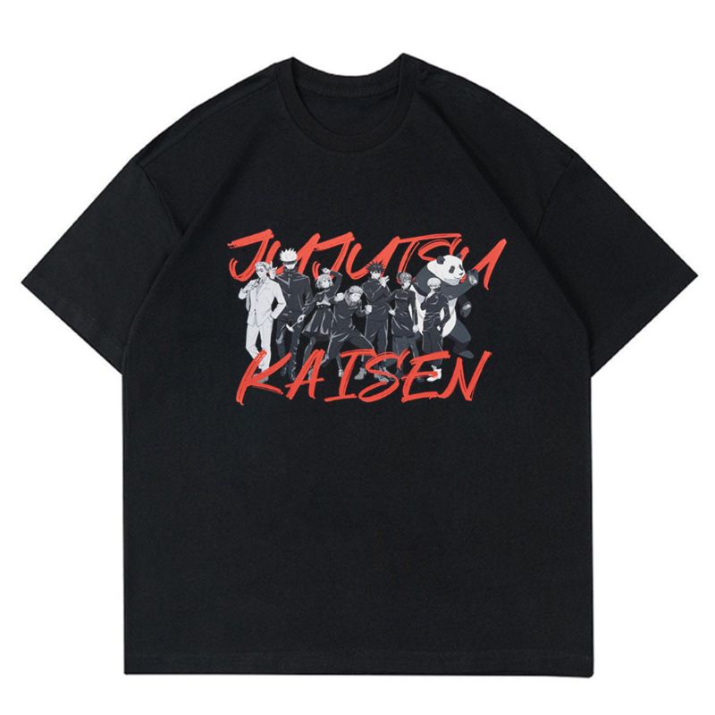 ผ้าฝ้ายแท้เสื้อยืด พิมพ์ลาย Jujutsu KAISEN X UNIQLO COLLECTION | เสื้อยืด พิมพ์ลายอนิเมะ JUJUTSU KAISEN | เสื้อผ้ามังงะญ