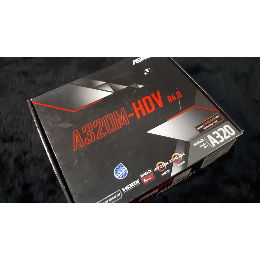 MAINBOARD (เมนบอร์ด) AM4 ASROCK A320M HDV R4.0