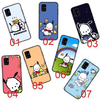 เคสโทรศัพท์มือถือแบบนิ่ม ลายสุนัข Pochacco สีดํา สําหรับ Samsung Galaxy Note 8 20 10 9 Ultra Lite Plus