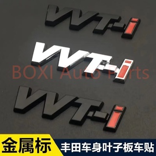 Vvti สติ๊กเกอร์โลโก้ตัวอักษรโลหะสําหรับตกแต่งรถยนต์ Toyota Camry Corolla Vios