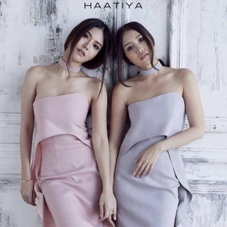 Haatiya grey color size M ของแท้ค่ะ ใส่ไป 1 ครั้ง สภาพ 95%