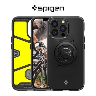 Spigen Gearlock iPhone 13 Pro เคสเมาท์จักรยาน สีดํา ฝาครอบป้องกันการตกกระแทก ระบบติดตั้งในตัว