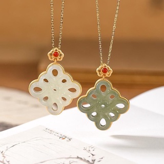 สร้อยคอเงินแท้ เกรด 925 จี้หยกธรรมชาติ รูปก้อนเมฆ สีแดง สไตล์เกาหลี หรูหรา เครื่องประดับ แฟชั่นคู่รัก สําหรับผู้หญิง และผู้ชาย