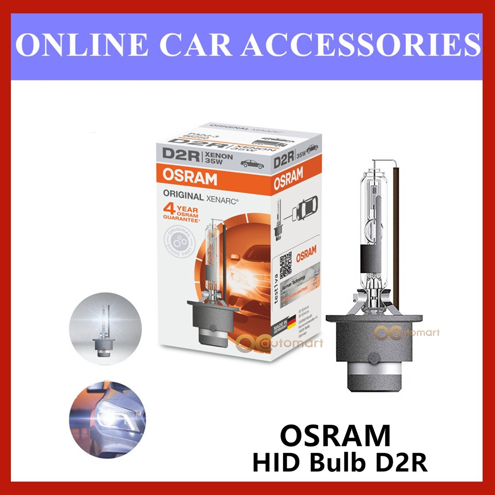 Osram Xenarc HID Bulb D2R 66250 ( Made in Germany ) 1 ชิ้น