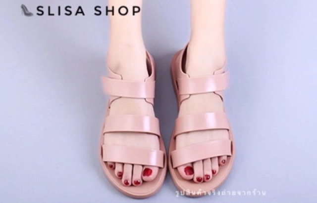 HOT พร้อมส่ง รองเท้าเเตะรัดส้น 3สายคาด