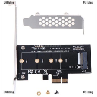 utilizing pcie to m 2 อะแดปเตอร์ pci express 3 . 0x1 to nvme ssd สนับสนุน 2230 2242 2260