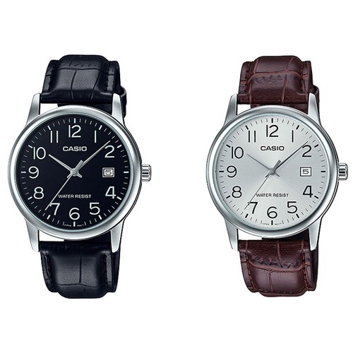 Casio Standard นาฬิกาข้อมือ สายหนัง  รุ่น MTP-V002L,MTP-V002L-1B,MTP-V002L-7B2