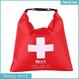 AKS Waterproof First Aid Kit Bag Emergency Kits Case For Outdoor Camp Travel Emergency Medical Treatment