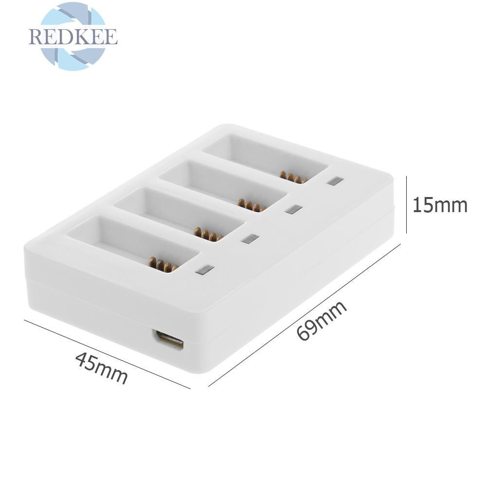redkee 4 in 1 usb hub ที่ชาร์จแบตเตอรี่สําหรับ dji tello rc drone # s4 #6