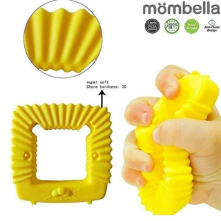 **เก็บโค้ด ลดเพิ่ม5%ทุกชิ้น** ยางกัดสิงโตน้อยรูปสี่เหลี่ยมมัมเบล่า Mombella Education Geometry Sensory Teether-Lion