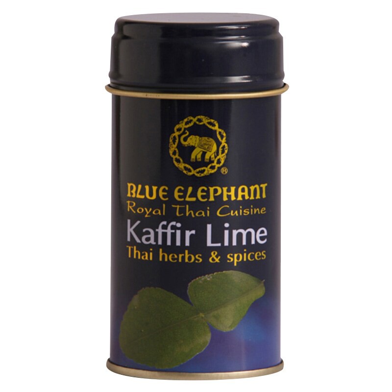 บลูเอเลเฟ่นท์ใบมะกรูดแห้ง 4กรัม Blue Elephant, Kaffir Lime Leaves 4 grams